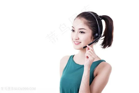 微笑美女客服高清图片 微笑美女客服高清图片