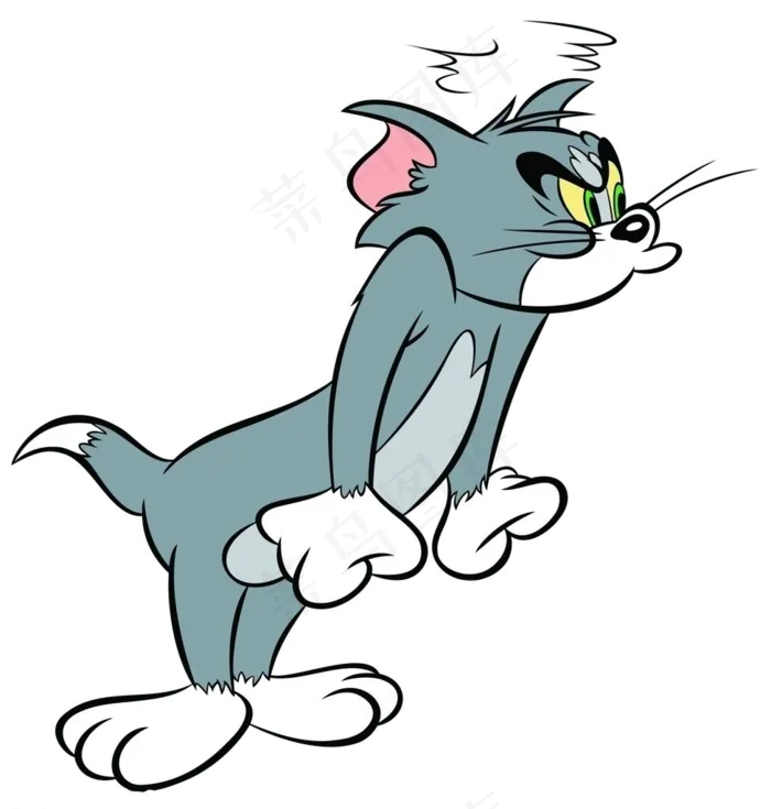 彩色动漫猫和老鼠图片