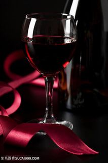 法国红酒拉菲红酒高脚杯