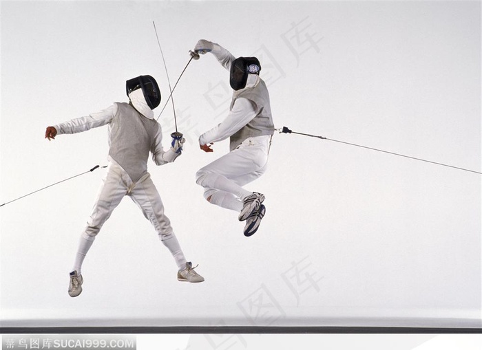 精彩击剑间——体育抓拍 高清图片