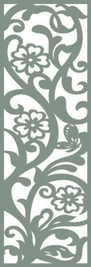 雕刻 田园 镂空 现代 边框