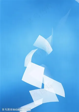 纸张特写-抛在空中飞舞的纸张