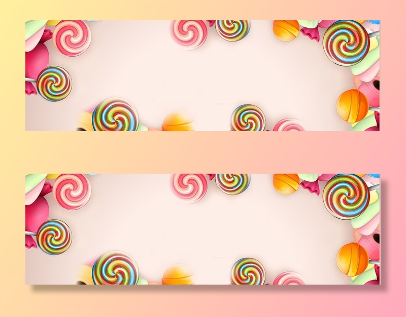 电商广告零食糖粉色背景