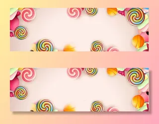 电商广告零食糖粉色背景