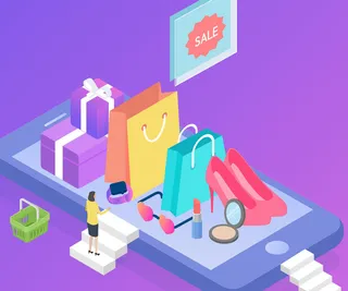 商务2.5D未来科技商务素材