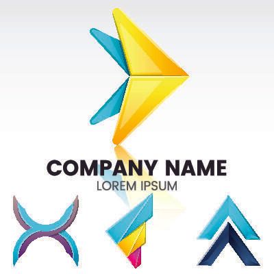 设计公司LOGO素材eps,ai矢量模版下载