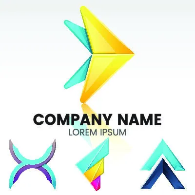 设计公司LOGO素材eps,ai矢量模版下载