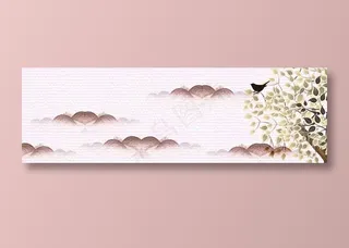 复古中国风古风国画背景素材