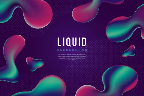 创造抽象几何紫蓝色背景