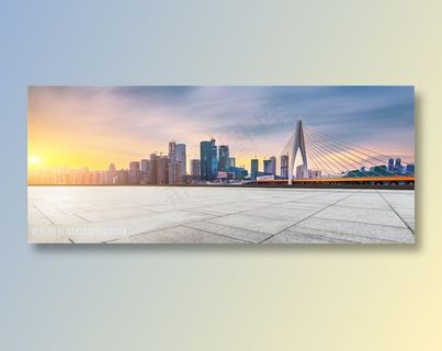 高楼大厦城市地面背景素材