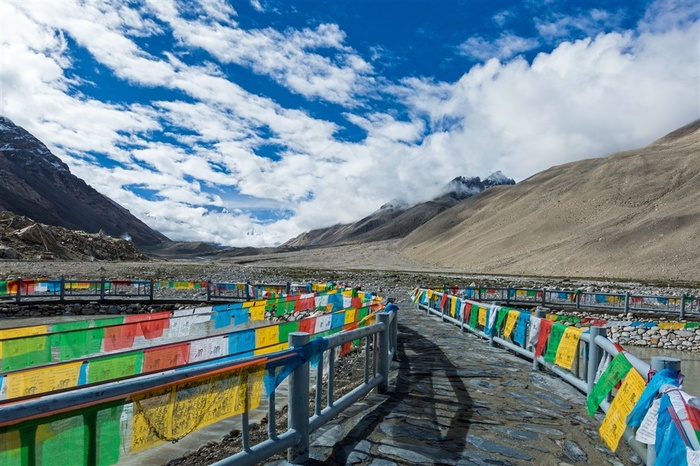 西藏珠穆朗玛峰风景图片