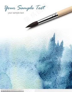 水彩效果和水彩笔