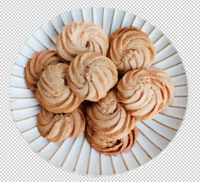 可可曲奇免扣素材