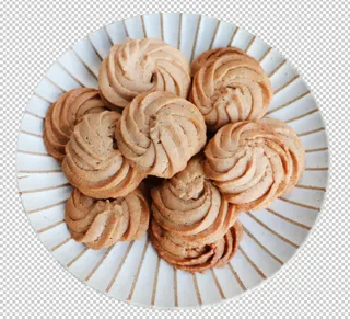 可可曲奇免扣素材