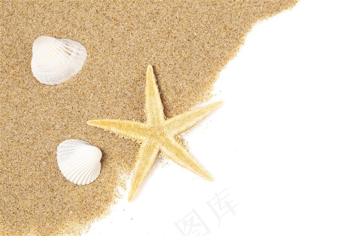 美丽的沙滩风景高清素材