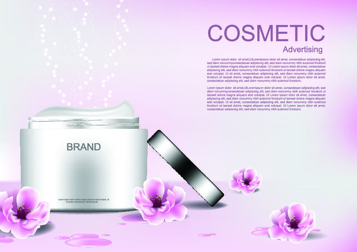 设计化妆品样品素材