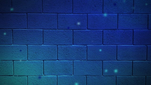 蓝色的, 砖块, 背景, 动态图形, 粒子, 墙, 质地