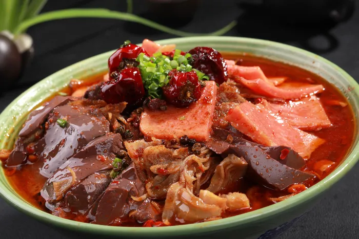 川味炖血旺