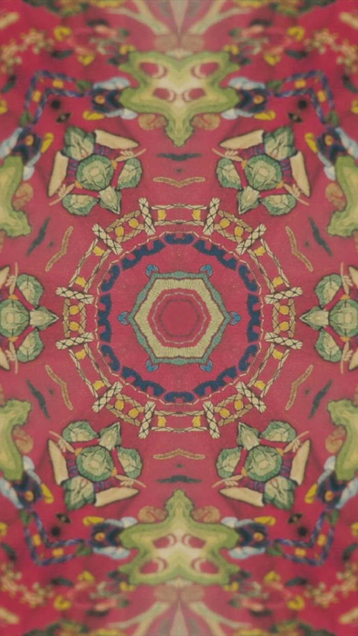 镜子形状的抽象视频