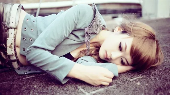 唯美伤感女孩素材