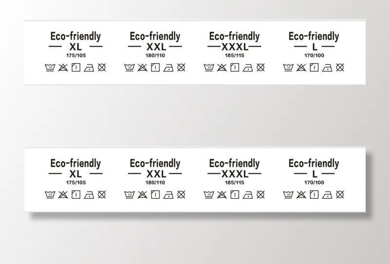 衣服标签图标cdr矢量模版下载