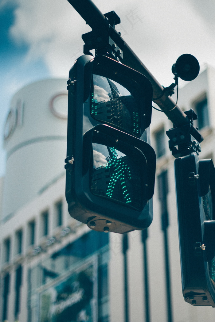 交通红绿信号灯图片