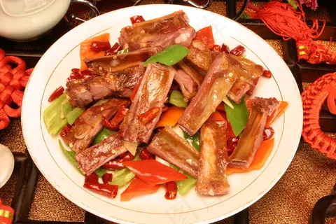 1074干煸香熏排骨 1074干煸香熏排骨