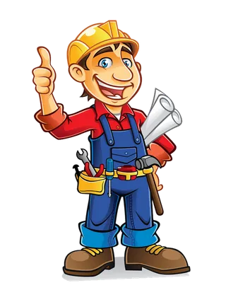 工人点赞卡通