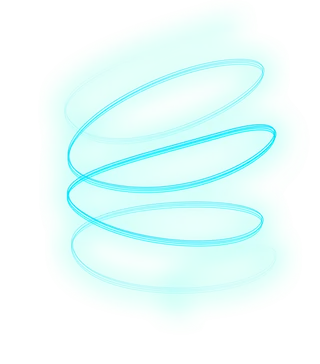 线条光芒蓝色圆形科技kv主视觉