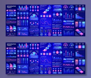 手机移动端整套APP交互UI界面套图作品集EPS矢量图设计素材