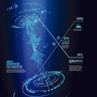 几何抽象粒子线条光线科技感网页banner展板背景AI矢量设计素材