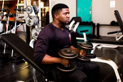 高清健身人物猛男