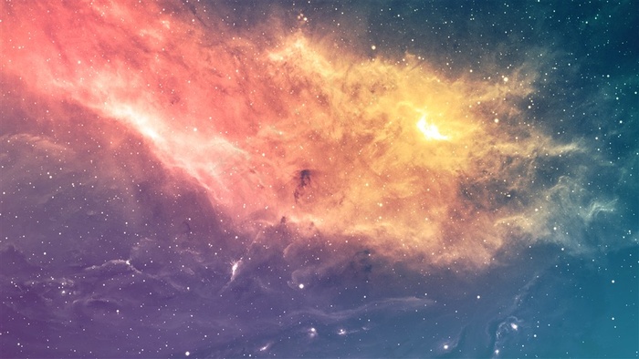 唯美浪漫紫色星空海报背景