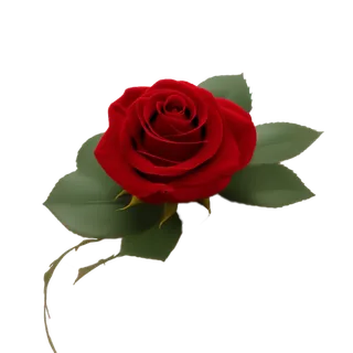 单只有藤玫瑰免扣素材