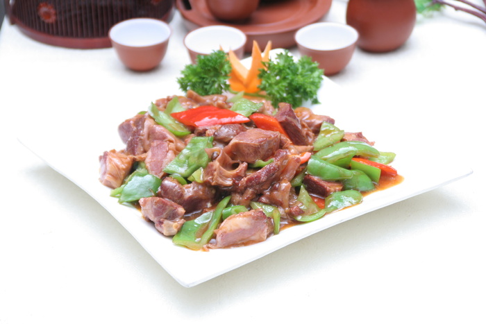 尖椒炒护心肉24元 (1)