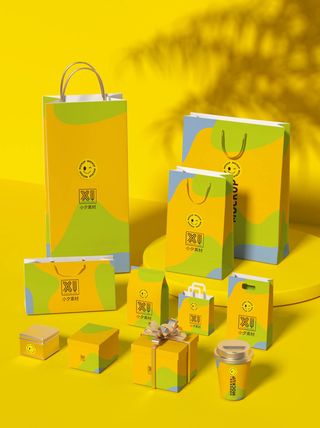 包装智能贴图样机VI效果PSD素材