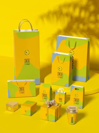 包装智能贴图样机VI效果PSD素材