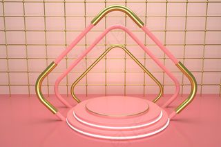 C4D电商场景模型渲染背景