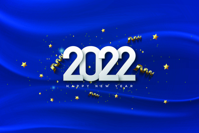 2022创意艺术字体新年虎年圣诞节数字立体质感文字AI矢量设计素材eps,ai矢量模版下载