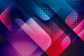 创造抽象几何粉蓝色背景