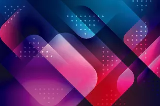 创造抽象几何粉蓝色背景