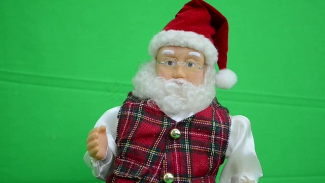 圣诞老人, 绿盒, 圣诞节, 尼古拉斯, 跳舞, 数字
