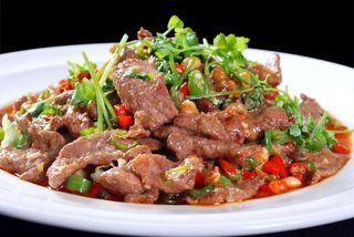 川菜湘菜高清菜谱 香菜牛柳