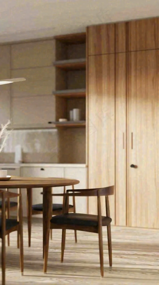 室内建筑家具摆件家装装修装饰桌椅简约摄影图(816x1456)