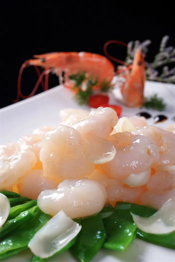 XCXC0993翡翠百合酿水晶虾仁