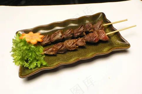 烤鸡胗     烤鸡胗