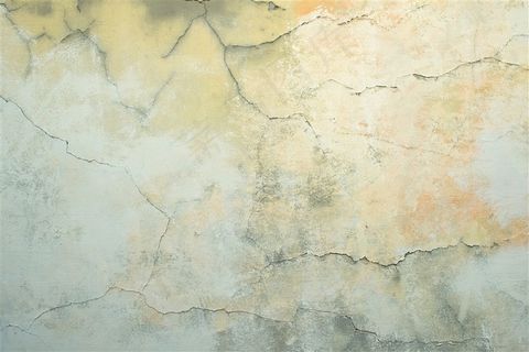 很旧的白黄色墙壁 很旧的白黄色墙壁