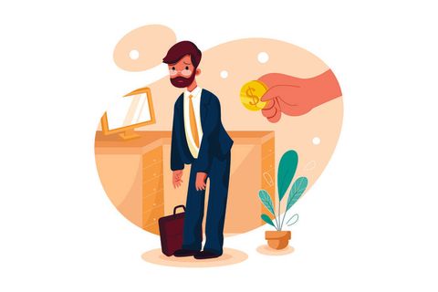 扁平化人物场景办公互联网等距ai矢量设计网页海报UI素材插画