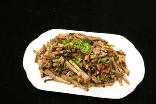 家常菜|美食|菜谱|菜单|0203榄菜拌牛肉丝j