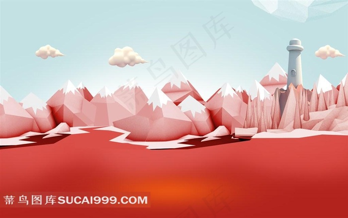 鼠绘海洋码头图片